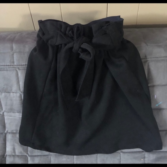 Ardenes Front Tie Mini Skirt - Picture 5 of 7